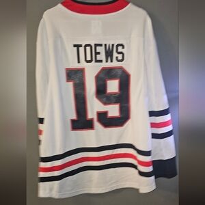 White and Black Hockey Jersey